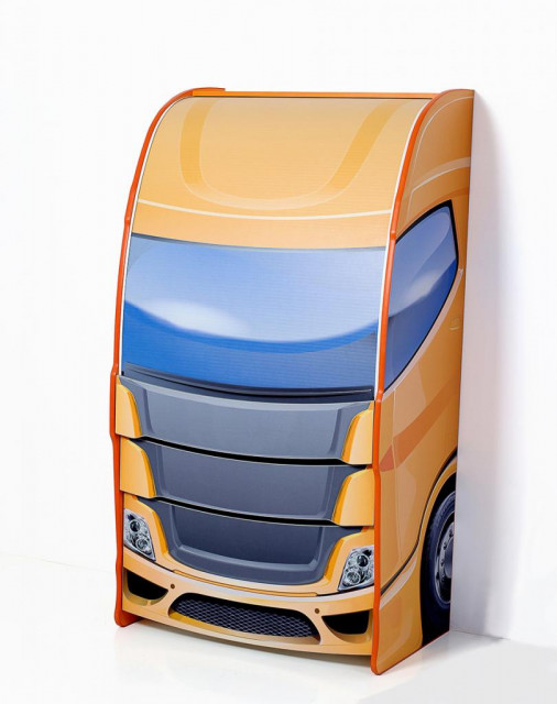 Schrank Kinderschrank Jugendschrank LKW-Schrank 3 Farben TRUCK 178x90 cm - Baby und Kind - Natolin