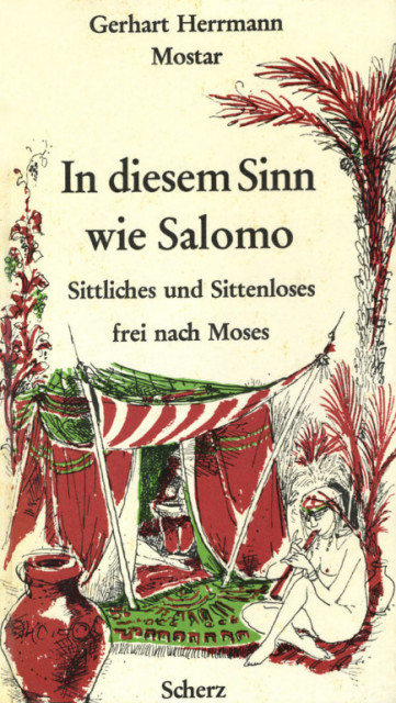Gerhart Herrmann Mostar   -  In diesem Sinn wie Salomo - Lernen Lehren Lesen - Regensburg