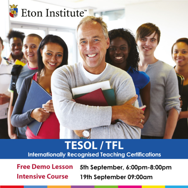 Become a certified TESOL Trainer this summer at Eton Institute! - Lernen Lehren Lesen - Wien