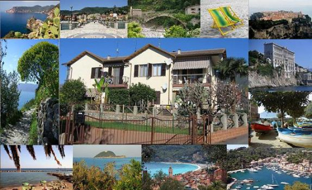 Ab 180 EUR / Woche.Ferienhaus Ferienwohnung Italien Ligurien Meer Strand - Ferienwohnung Haus - Cisano sul Neva by Albenga