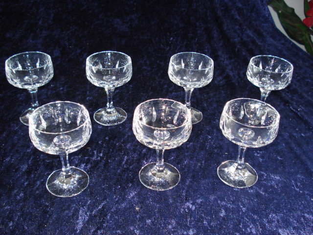 7 WMF Kristallglas Likörgläser - Sammlungen - Amstetten