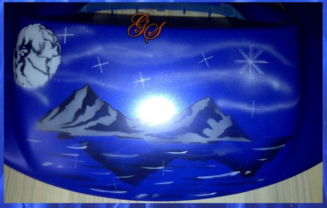 Airbrush! Motorroller Tacho-Armatur! - Motorrad Sonstiges - Hennstedt