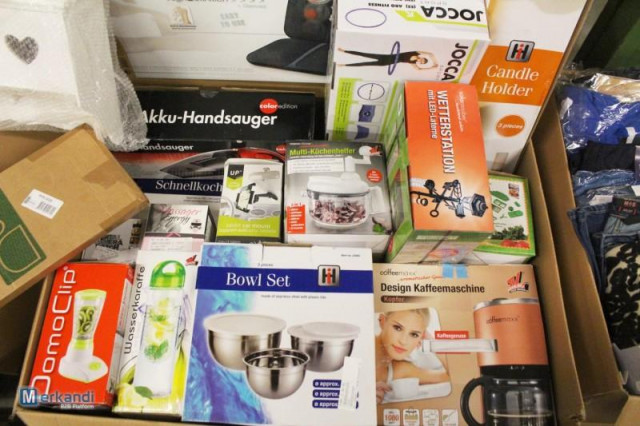 32 Paletten Aktionswaren Kundenretouren Mixpaletten Restposten - Haushalt - Berlin