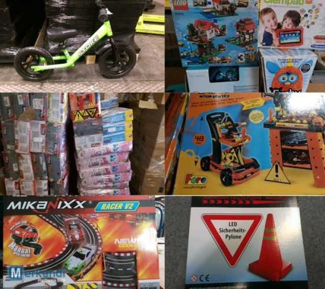 Spielwaren Posten ca. 10 Paletten für den Export - Baby und Kind - Görlitz