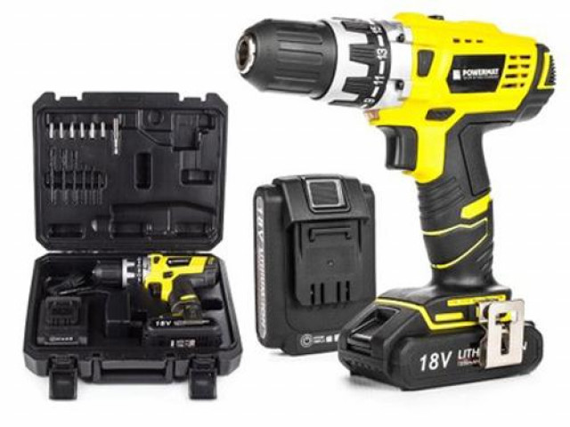 Akku-Schlagschraubendreher 2 Akkus LI-ION 18V bis 15 Stufen LED Lampe - Handwerk Hausbau Garten - Bremen