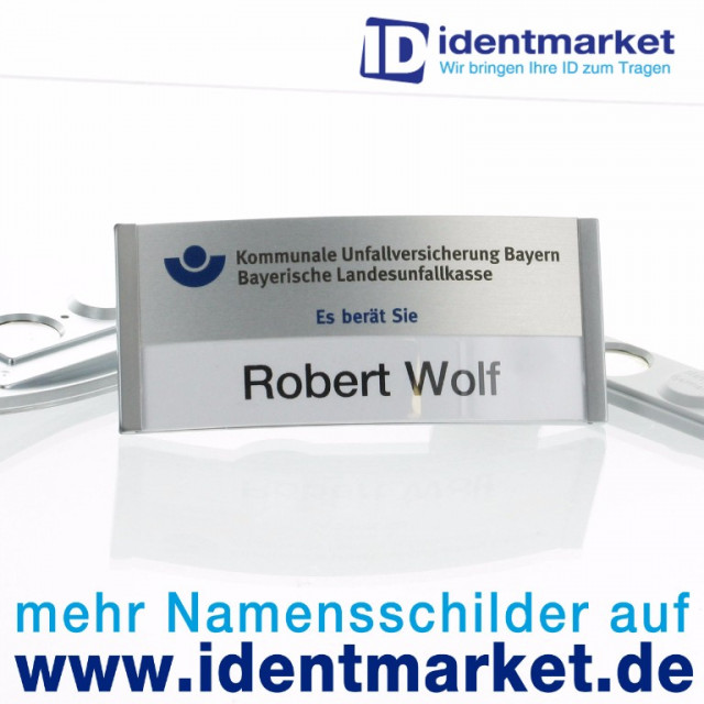 Polar Namensschilder mit Magnet für Personal zur Messe und Verkauf - Buero Geschaeft - München