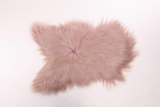 Schaffell Lamfell Kunstfell Sheepskin Teppich rosa Bettvorleger - Moebel Haushalt - Stuttgart 