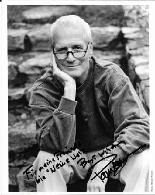 Filmstar PAUL NEWMAN – Deutsche Widmung-Autogramm-Großfoto. Selten! - Sammlungen - Berlin