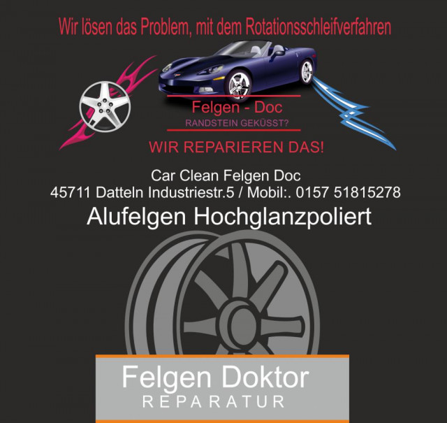 Felgen Doktor Hochglanzprofi - Auto Zubehoer - Datteln