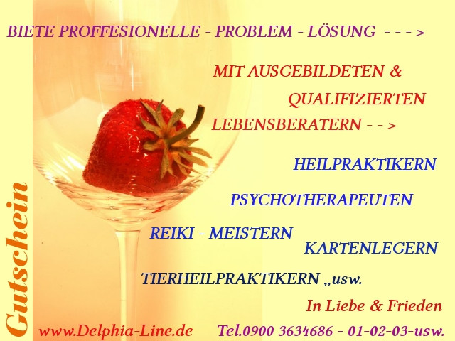 Gutschein für Lebensberatung durch Proffesionelle Lebensberater bei Delphia - Li - Kommunikation - Oberhausen
