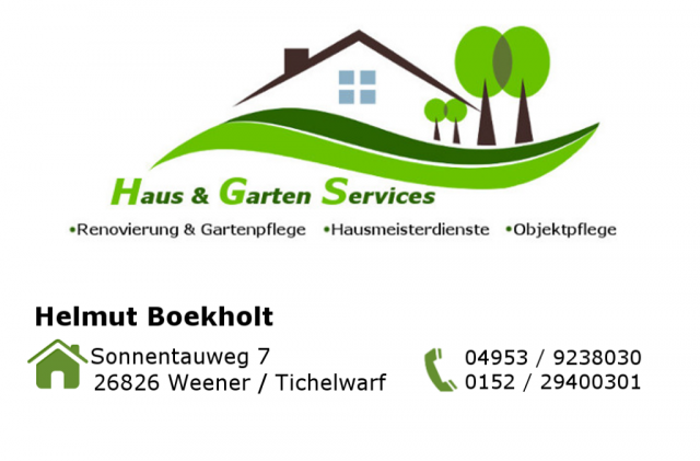 Haus & Garten Service  - Immobilien -  Weener