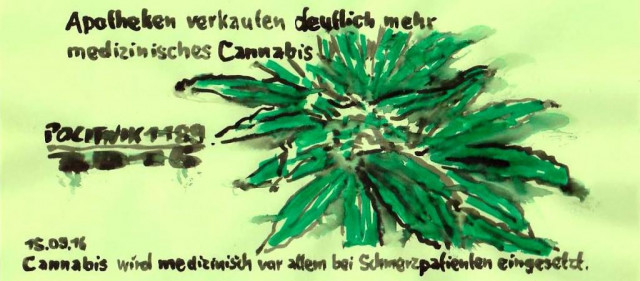 POLITNIK 1189 Cannabis 15 .09.16 Original Meierhof - Sammlungen - Tangerhütte