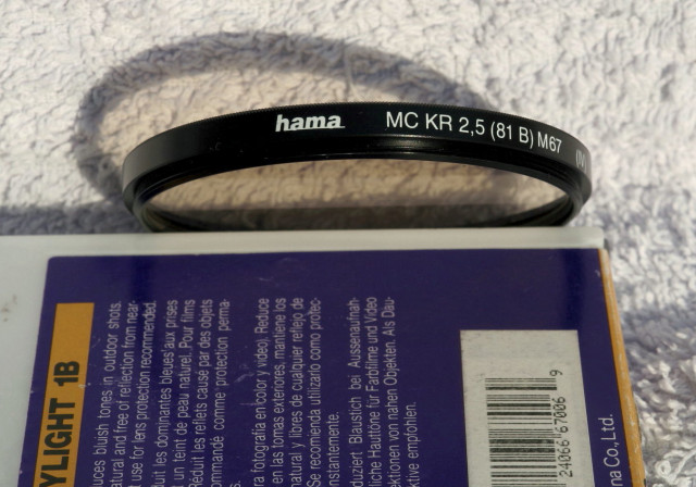 Angebot: Universalfilter Hama KR 2,5 MC - Foto Film Cam Optik - Pegau