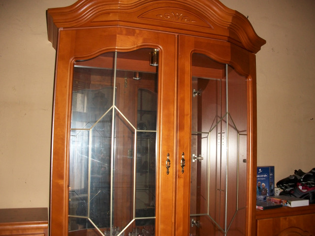 Verkaufe Anbauwand Kirsche - Moebel Haushalt - Berlin