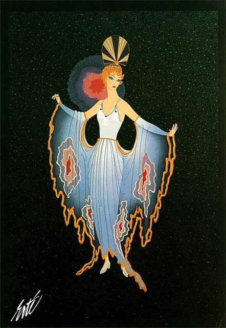 ERTÉ-Bild. Signiert. Makellos. Art Déco. - Sammlungen - Berlin