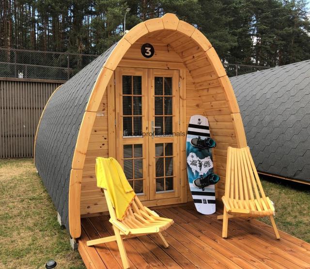 Camping POD Glamping isoliert L660 B325cm 2 Räume wohnstatt - Camping - Rietberg