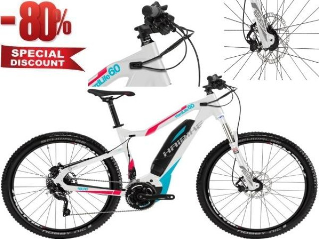 Haibike Sduro HardLife 6.0 Damen, Modell 2017, weiß/ peach/ cyan - Fahrraeder - Hamburg